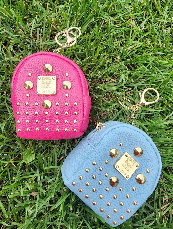 The Unbranded Brand Handbags - Studded Fashion Keychain 3.5" Mini Backpack Keychain/bag Charms Pick One